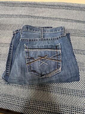 Cinch Grant Men’s Medium Blue Denim Relaxed Bootcut Jeans